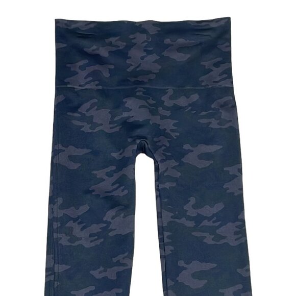 SPANX Camo Leggings Ankle Skinny Green Size Large L - Picture 2 of 11